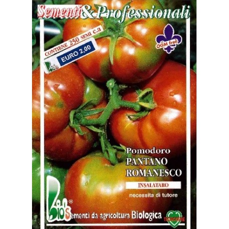 semillas ecológicas de tomate pantano romanesco