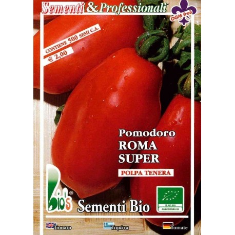 tomate roma VF super (semillas ecológicas)