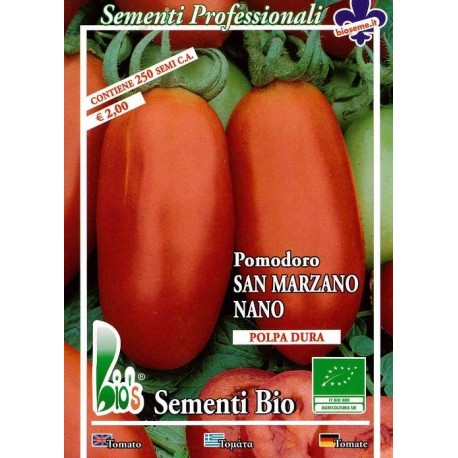 tomate San Marzaro (semillas ecológicas)