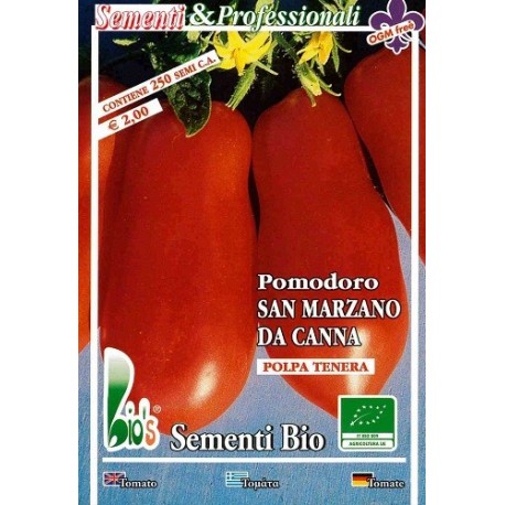 tomate san Marzaro de caña (semillas ecológicas)