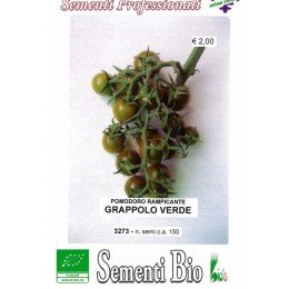 semillas ecológicas de tomate cherry verde